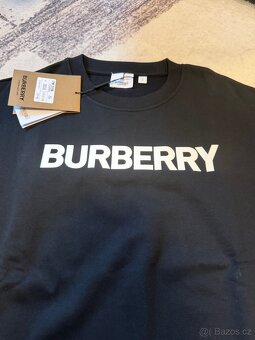 Pánská mikina – černá s bílým logem - 3