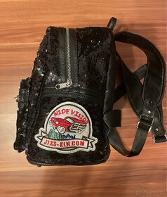 Koženkový batoh s flitry - 3