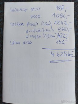 Vložky do komínu + izolace - 3