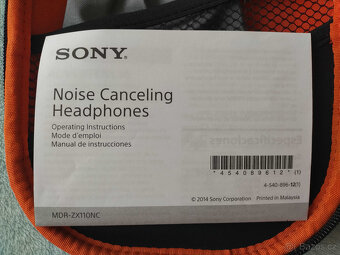 Sluchátka Sony - noise cancelling - 3