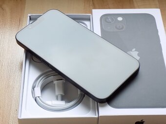 APPLE iPhone 13 256GB Black - ZÁRUKA - TOP STAV - 3