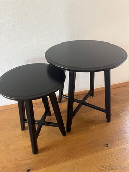 Sada IKEA 2 kusú stolkú ( zánovní) - 3