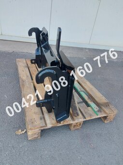 Nový adaptér, redukce traktor / euro, jcb, bobcat, cat, gehl - 3