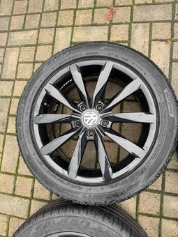 ORIGINÁL Alu Volkswagen Dijon R17, 5x112 - TOP STAV - 3