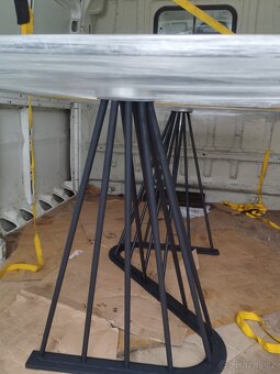 Skleněný jidelní stůl 180x100 cm - nový - 3