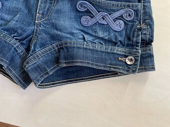 Džínové šortky s náševkou, vel S/M, mng jeans - 3