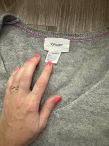 Kasmirovy svetr Softgrey vel M/L 100% kasmir - 3