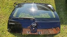 Opel Corsa C zadní dveře víko kufru černá metalíza Z20R - 3