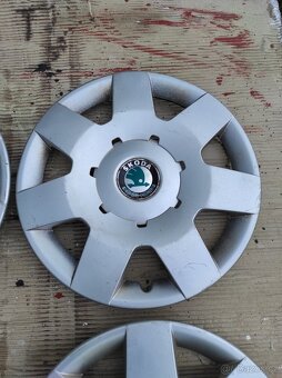 Sada 4 kusů poklic Škoda (14") DURON - 3
