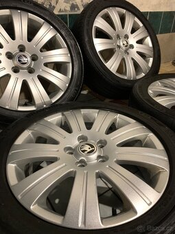 Alu kola Škoda R17 5X112 LETNÍ PNEU 205/50 R17 FLASH - 3