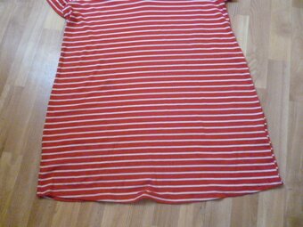 pruhaté dlouhé triko šaty vel. 4XL - 3
