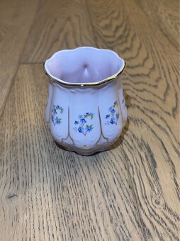 Růžový porcelán s pomněnkami-HC Chodov sada - 3