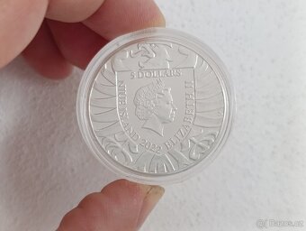 Stříbrná investiční mince Český lev 2022, 2 unce - 3
