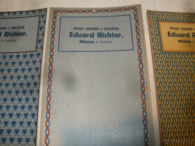 Staré reklamní cedule na kartonu - 3