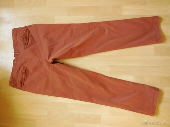 pánské Esprit hnědé kalhoty zip CHINO elast.36/32 XL p.96 - 3