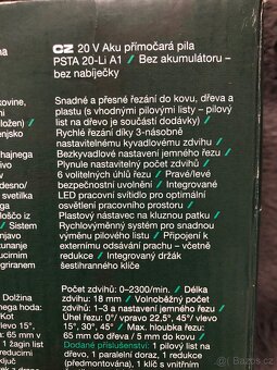 Aku přímočará pila Parkside - 3