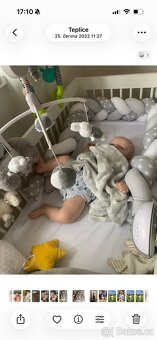 Dětská postýlka, matrace, 2x nepromokavé prostěradlo - 3