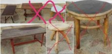 různé stoličky, či štokrle, polička - 3