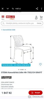 ZNAČKOVÁ ŽIDLE STEMA - CHROM - TOP - 3