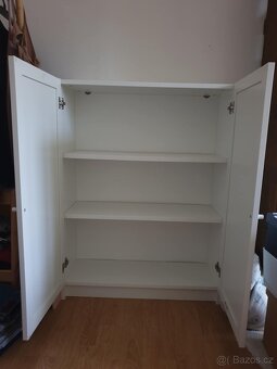 Ikea bílá knihovna/skříňka Billy Oxberg - 3
