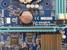 LGA 1155 základná doska GigaByte GA-H61M-USB3V 3th gen CPU - 3