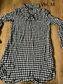 Kardigan, košile, svetr, mikinové šaty, vel. M - 3