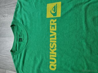 Triko zelené Quiksilver vel. L - 3