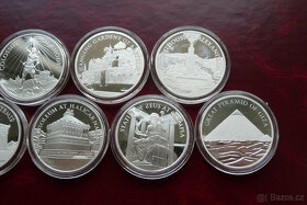 7x 1 oz stříbrná mince 7 divů světa - 3