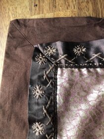 Luxusní brokátové zlaté povlečení - 220x180 a 2 polštáře - 3