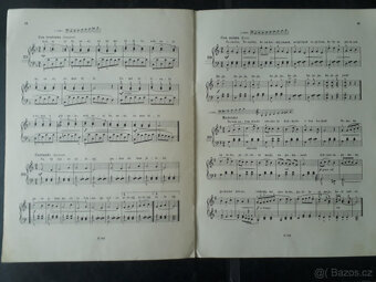 Zpívám si vesele (Jan Hlucháň) - noty na klavír 2 ruce, 1957 - 3