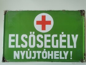 Stará smaltovaná tabuľa - 3