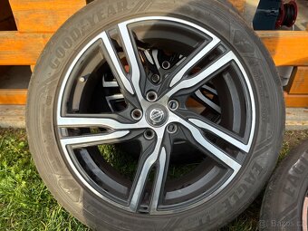 Prodám alu kola 18x8.0 5x108 ET42 63.4 + pneu Goodyear letni - 3