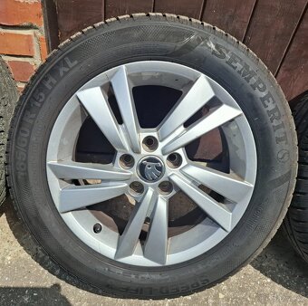 Letni alu sada Fabia III 5x100 6Jx15 ET38 + 185/60R15 - 3