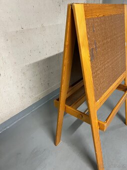 Dřevěný stojan na kreslení oboustranný - 3