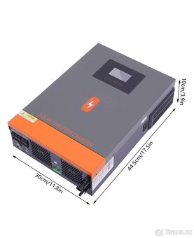 Hybridní střídač Solar 6200W Off Grid 48V DC na 230V AC - 3
