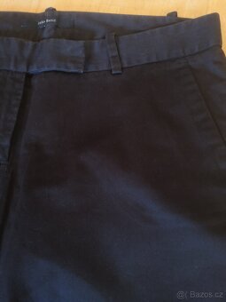 Tříčtvrteční čokoládové kalhoty ZARA Basic, vel. 38 - 3