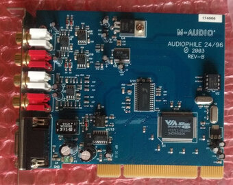 Prodám dvě zvukové karty M-AUDIO Audiophile 2496 - 3