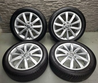 17" Originál VW Dijon 5x112 zimní pneu 6,5-7,5mm - 3