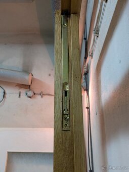 Masivní DUB Dvoukřídlé dveře s nadsvětlíkem V 241,5 cm - 3