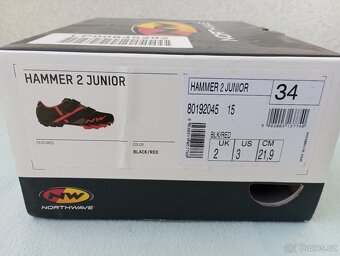 MTB tretry Northwave Hammer 2 Junior, vel. 34 - 3