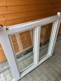 Dřevěná okna 125x125cm - 3