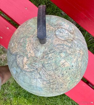 RETRO starý GLOBUS svítí - 3