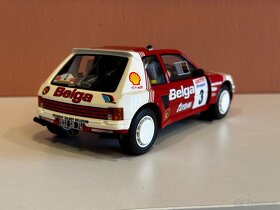 Peugeot 205 T16 Group B Belga 1:18 - Ypres Rally 1985 - 3
