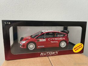 1:18 Autoart, WRC Citroen, Peugeot - 3