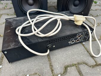 Zesilovač + 2x dřevěné reproduktory - 3