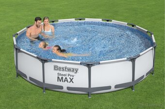 Bazén s filtrací 3,66mx0,76m BestwaySteelPro nový nepoužitý - 3