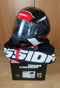 Predám novú moto prilbu Cassida Aero Drome + Pinlock - 3