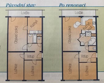 Pronájem 3+kk s lodžií, provize 15 tis. Kč, tel. 728120015 - 3