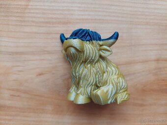 3D buvol a gorila, symboly síly a rozumu - SLEVA pěkný dekor - 3