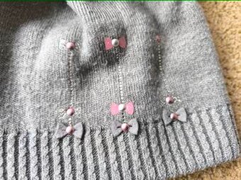 Dívčí zimní čepice, vel. do 8 let (4 kusy) - 3